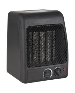 Chauferette céramique 1500W Noir