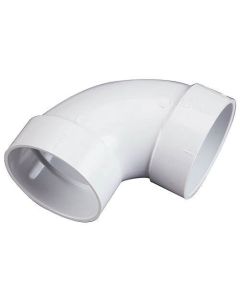 Coude 2" 90 Deg. PVC Pour aspirateur central
