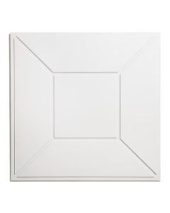 Panneau décoratif encadré pour plafond 2 pi x 2 pi x 1/4 po (paquet de 8)