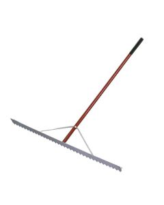 Râteau à asphalte léger en aluminium 36" avec renfort latéral