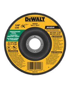 Masonry Grinding Wheel Type 27 - 4.5" x 1/4"