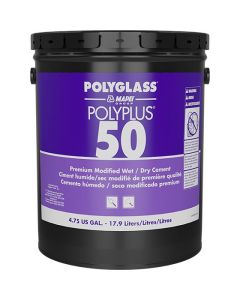 PolyPlus 50 Wet/Dry Cement, 10.6L, Premium Roofing Adhesive