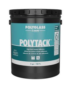 Polytack adhésif contact, 18,9L, apprêt solvanté à haute adhérence