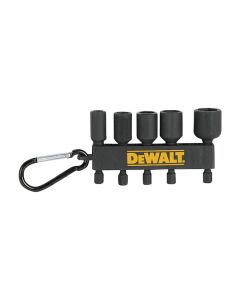 Impact Ready 5-Piece 1-7/8-in Hex Steel Shank ScrewDriver Bit Set