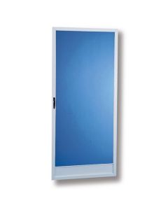 Steel Screen Door 33", White