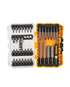 37-Piece Screwdriver Bit Set - Steel - Hard Protective Case - Assorted Bits