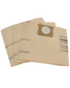 Sacs-filtres d'aspirateur eaux et poussières 4/8 gallons en papier brun (3)