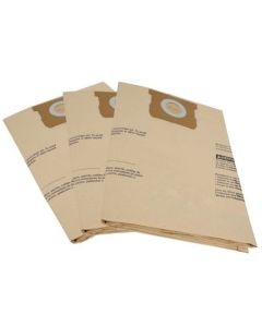 Sacs-filtres d'aspirateur eaux et poussières 9/14 gallons en papier brun (3)