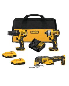 Ensemble de 3 outils sans fil  20 V Max, sac, batteries et chargeur inclus