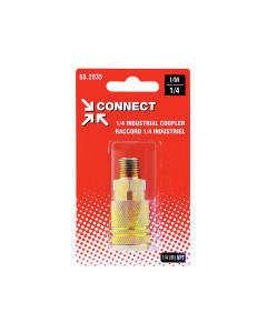 Raccord rapide 1/4 industriel en acier 1/4 (M) NPT