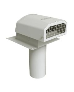 Clapet d'évacuation mural VMAX-AF, 4", blanc