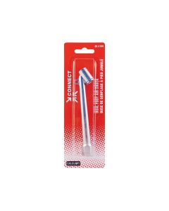 Buse de gonflage en zinc à pied jumelé 1/4 (F) NPT