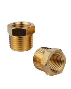 Brass Adapter 3/8 (M) to 1/4 (F) NPT (Multiple of 2)
