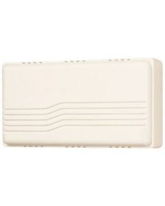 White Wired Door Chime with 2-Tone Melody - Size 7.25"x 2"x 4"