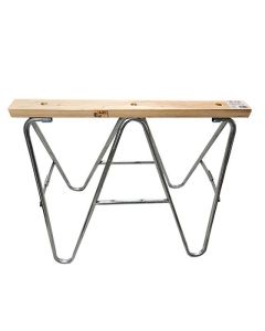 Wood and Galvanized Steel Sawhorse - 2500 lb Capacity