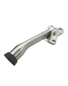 DOOR HOLDER FL.DOWN 5" BRU.NKL