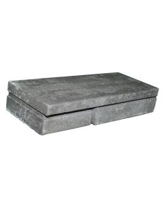 Bloc Urbania gris charbon 4 x 8 x 19 po