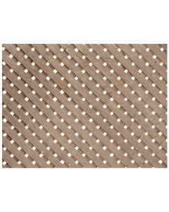 Brown Treated Wood "Super-Privacy" Treillis 4' x 8'  (3/4" hole)