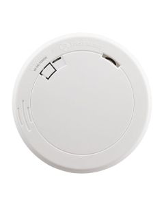 Photoelectric Slim Smoke Alarm with 10-Year Sealed Battery - White