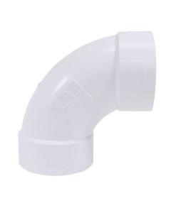 Coude 90° en PVC 4"