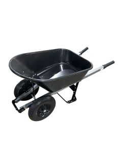Brouette 2 roues avec cuve en plastique - 7 pi3