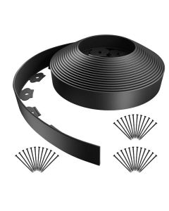Bordure de paysagement 2" x 40' - Flexible avec 36 clous en plastique