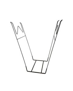 Support en métal pour sacs à déchets - 12" x 36", capacité 115 à 170 L