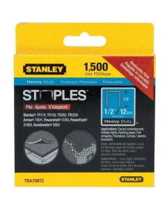 Agrafes pour T-50 de 1/2 pouce (1500 par boîte)