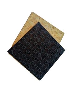 OSB And Polyethylene Subfloor Pannel 23-3/4" x 23-3/4" x 5/8" (15.5mm)