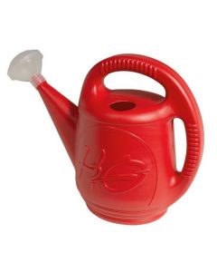 DCN H2O 7.57-L Plastic Red Plant and Flower Watering Can