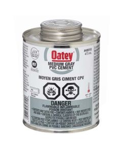 Ciment pour CPV, adhérence moyenne, gris, 473 ml