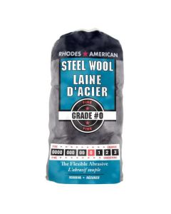 Laine d'acier, calibre no 0, fine, ponçage, paquet de 12