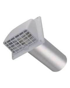 Sortie d'évent IMPERIAL avec grille 4 po diamètre blanc