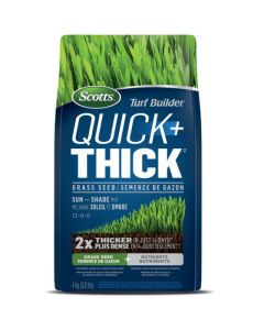 Scotts Turf Builder Quick + Thick Grass Seeds - Sun-Shade Mix - 4 kg