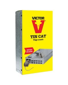 Victor Tin Cat Reusable Metal Mice Trap  Up to 30 Mice