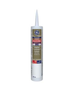 GE Advanced 299-ml Clear Silicone Sealant for Kitchen and Bathroom