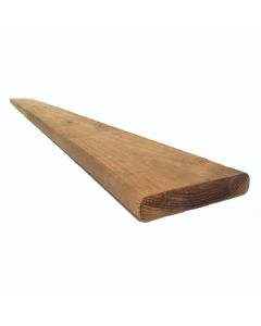 Brown Treated Wood 1-1/4"X6"X6' Slight Imperfections