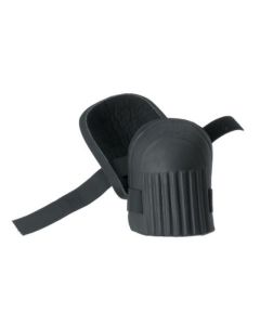 Genouillères mousse haute-densité noire 1-1/4 po avec courroies élastiques