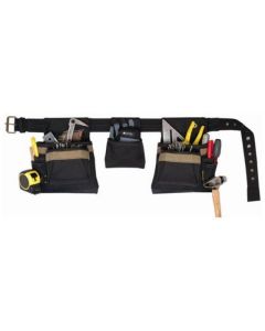 Ceinture porte-outils pour menuisiers polyester, 11 compartiments