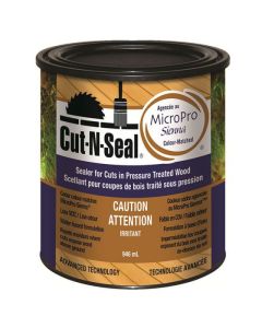Cut-N-Seal Waterproofing Wood Sealant - Sienna Brown - 946 ml