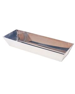 14" Stainless Steel Mud Pan - Richard, Rust-Resistant