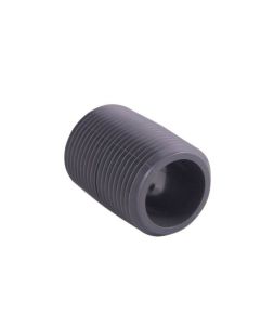 Mamelon fileté en PVC de série 80 Ipex, 1 1/4 po de diamètre x 1 5/8 po