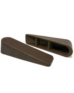 MADICO 2-Pack 4 1/8-in Brown Rubber Wedge Door Stop