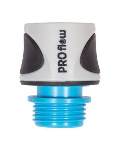 Raccord mâle 12 mm en plastique de PRO flow pour boyau d'arrosage