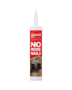 LePage No More Nails Heavy Duty Construction Adhesive - 266-ml - White