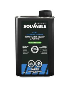Solvable Paint Cleaner and Thinner - Professional Grade - Flammable - 946-ml