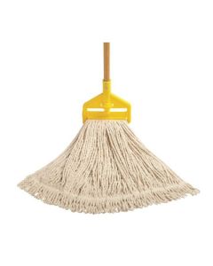 Vadrouille complète Rubbermaid à manche en bois et tête en coton