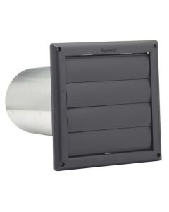 Évent de ventilation à volets avec tuyau d'aluminium de 6'