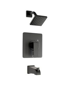 Bélanger Quadrato Bathtub and Shower Faucet - Black Matte