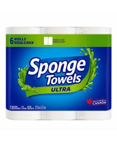Paper Towels - 2-Ply - 72 Sheets - Choose-A-Size Feature - 6 Rolls Per Pack